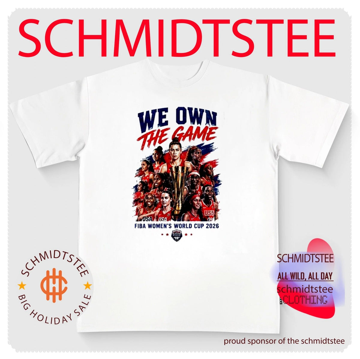 USA Women’s Basketball FIBA World Cup Champions 2026 We own the game shirt