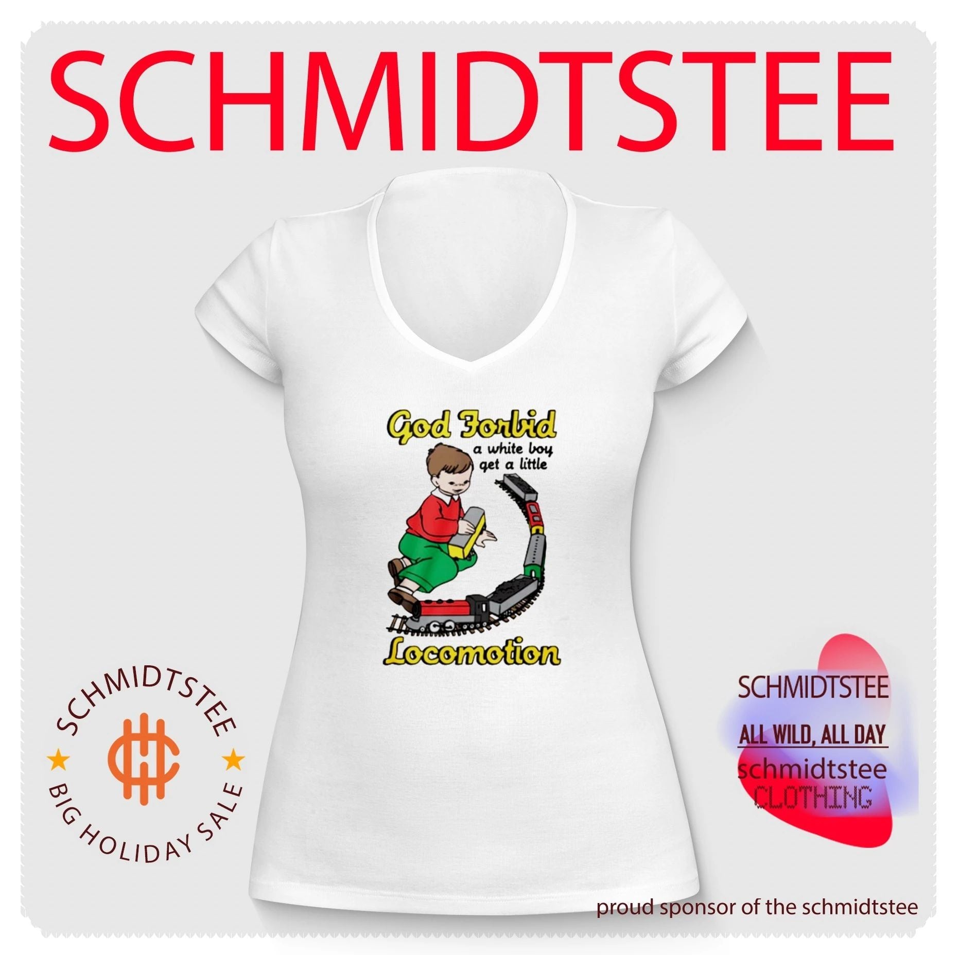 God forbid a white boy get a little locomotion shirt