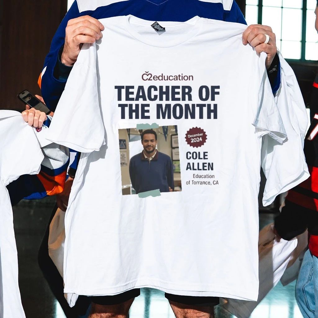 Cole Thomas Allen Teacher of the Month Shirt