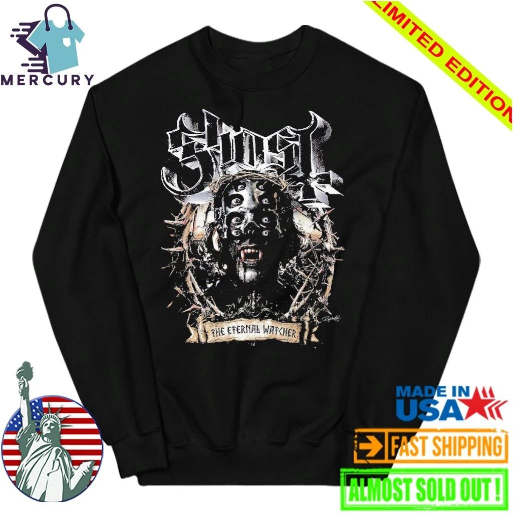 Ghost The Eternal Watcher Papa Perpetua Watchful Eyes Shirt