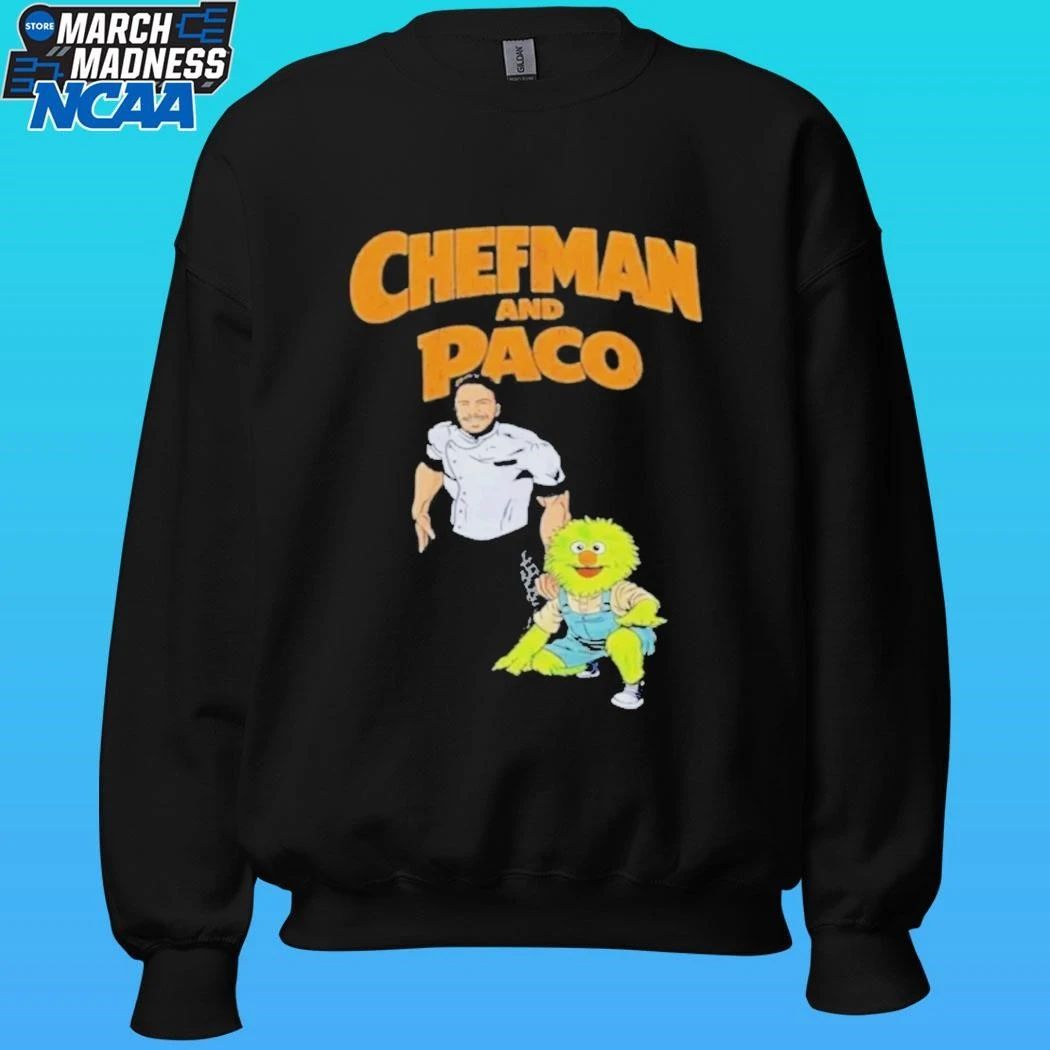 Chefman And Paco Cartoon Mascot Graphic Shirt