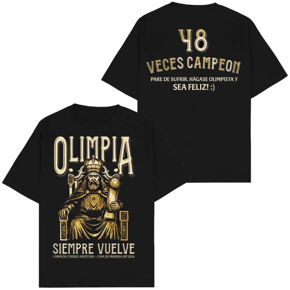 Olimpia Siempre Vuelve 48 Veces Campeon Shirt