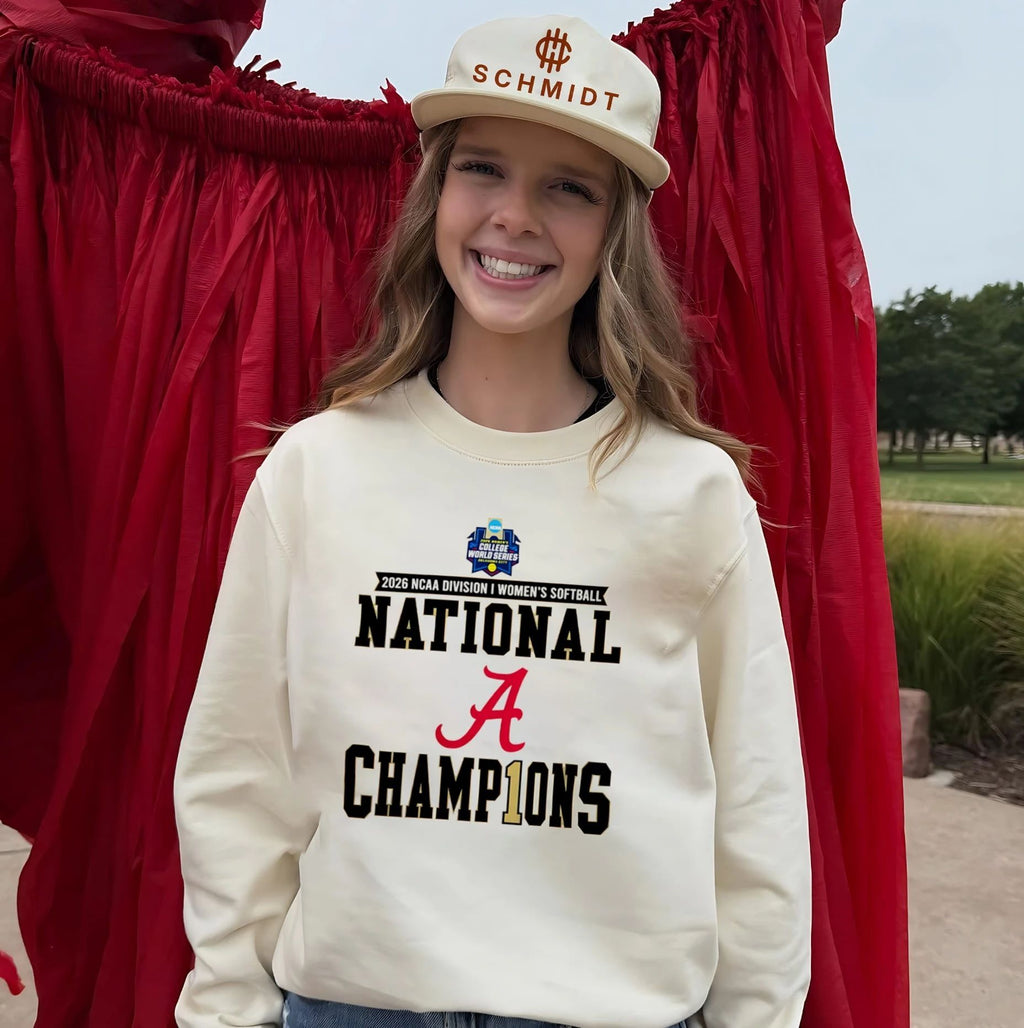 Alabama Crimson Tide 2026 NCAA Softball Women’s College World Series Champions shirt