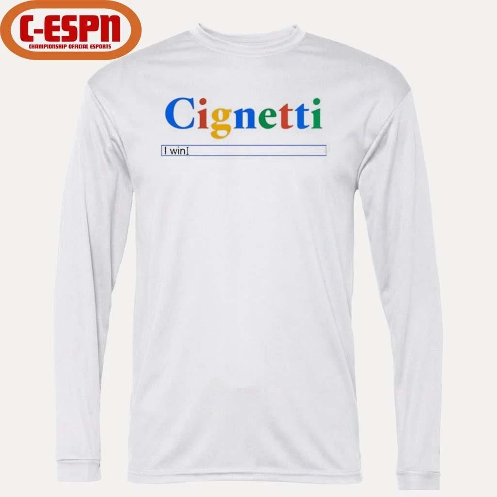 Google Curt Cignetti I Win National Champions Shirt