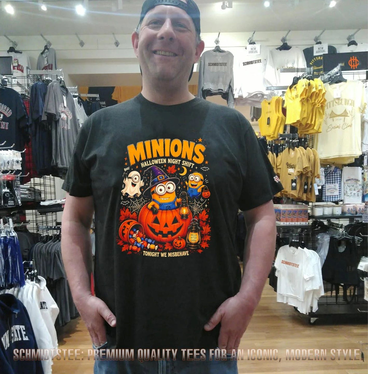 Minions Halloween Night Shift Bello After Dark Tonight We Misbehave shirt