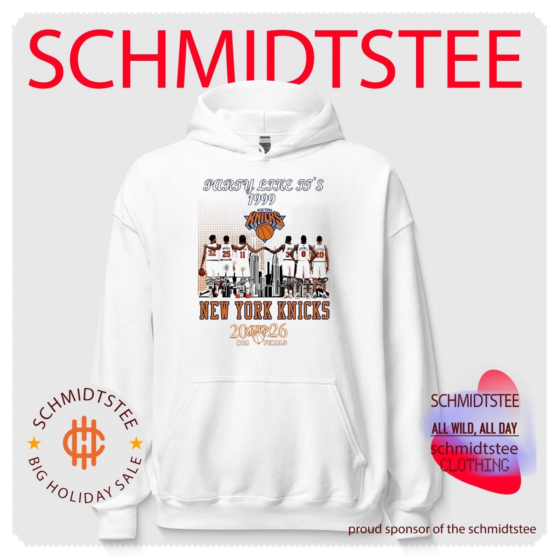 New York Knicks party like it’s 1999 skyline shirt