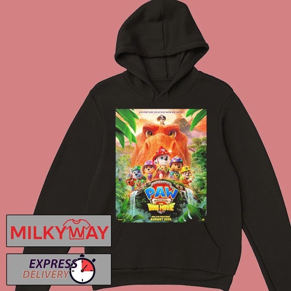 PAW Patrol The Dino Movie 2026 In Theaters August 14 2026 shirt