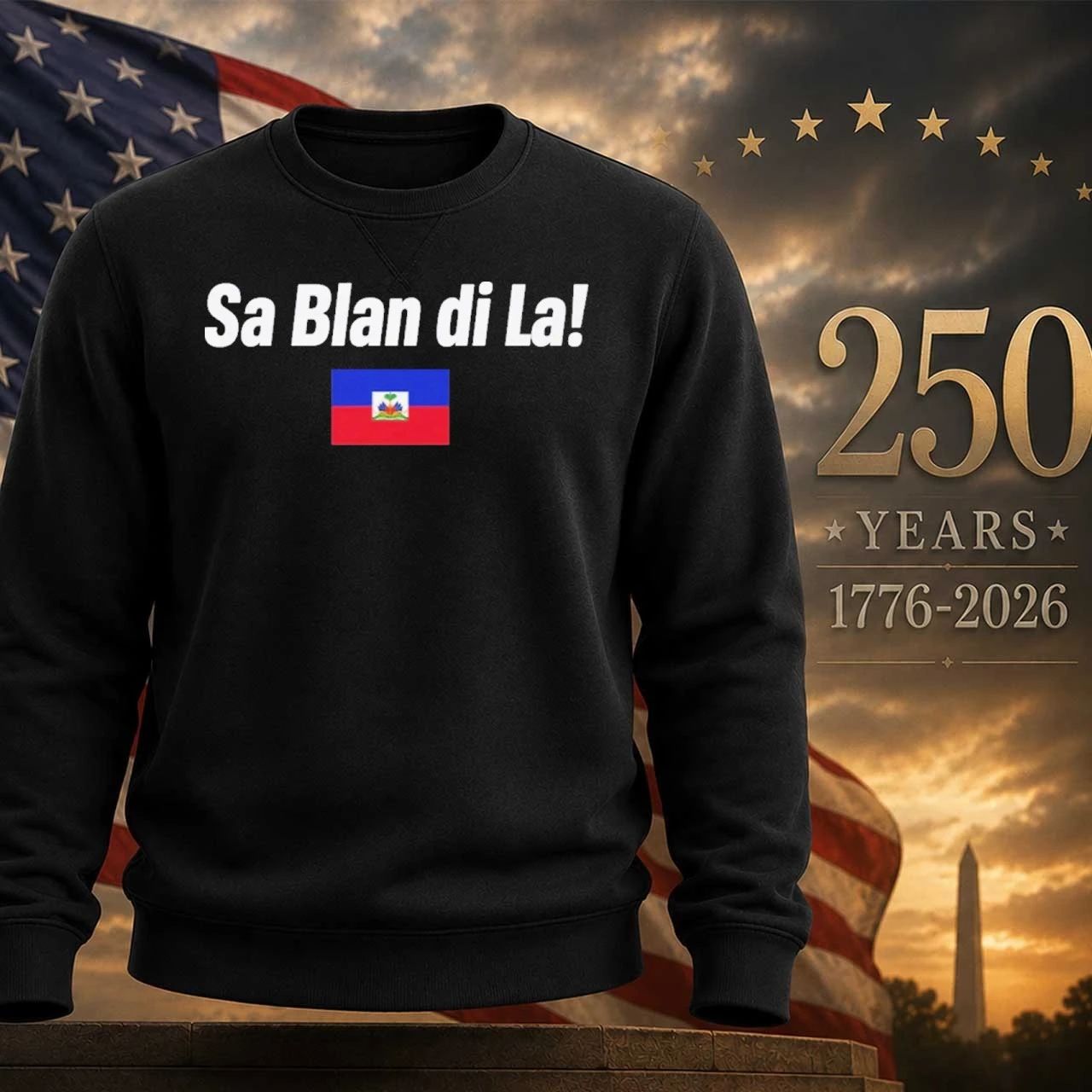 Haitian Sa Blan Di La Shirt