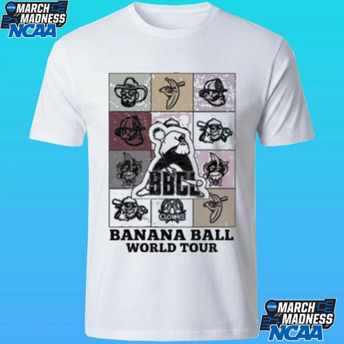 2026 Savannah Bananas Banana Ball World Tour Shirt