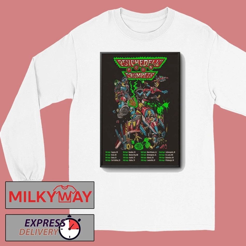 Psychedelic Porn Crumpets Tour 2026 Poster shirt
