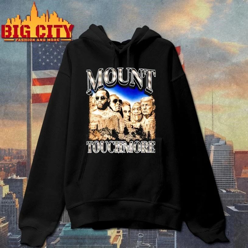 Mount Touchmore Funny Anti Trump Diddy Epstein Shirt