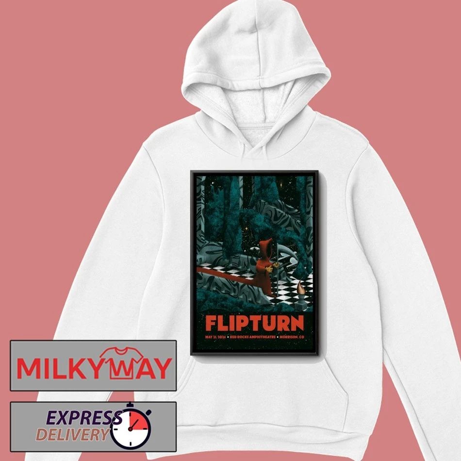 FlipTurn May 21 2026 Red Rocks Amphitheatre in Morrison CO Poster shirt