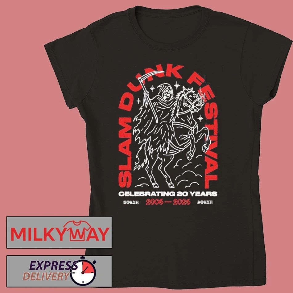 Slam Dunk Festival 2026 Merch The Reaper Year Of The Horse T-Shirt