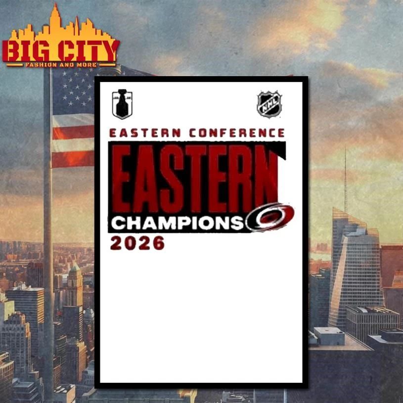 Carolina Hurricanes 2026 NHL Eastern Conference Champions Shirt