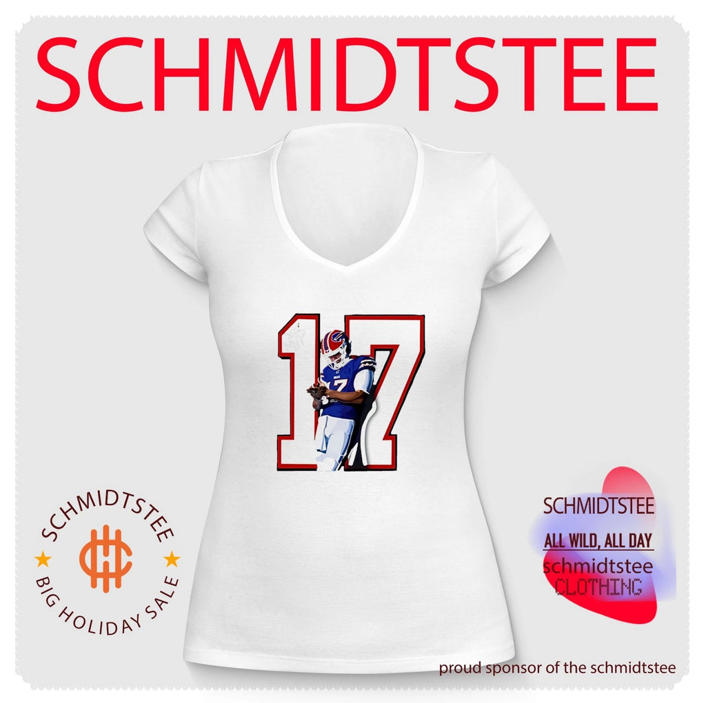 Buffalo Bills Josh Allen number 17 player portrait MVP shirt