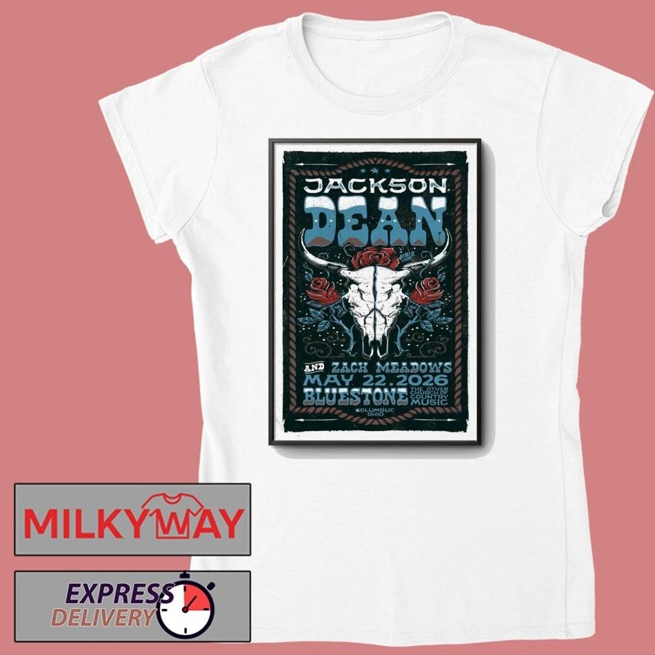 Jackson Dean May 22 2026 The Bluestone in Columbus Ohio Poster shirt