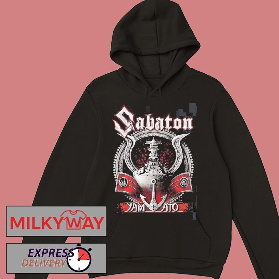 Sabaton Yamato Single Merch Official Art Two Sided T-Shirt