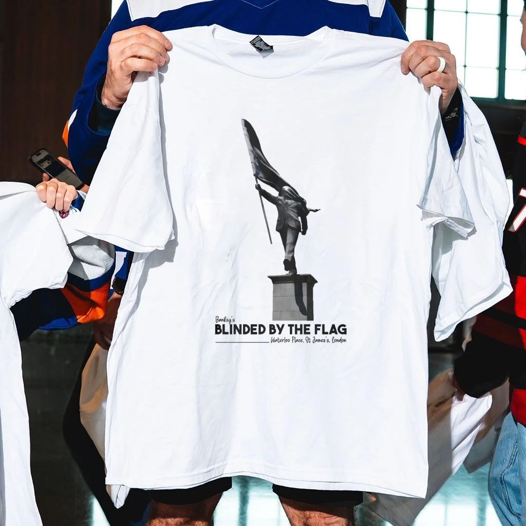Banksy London Statue Shirt