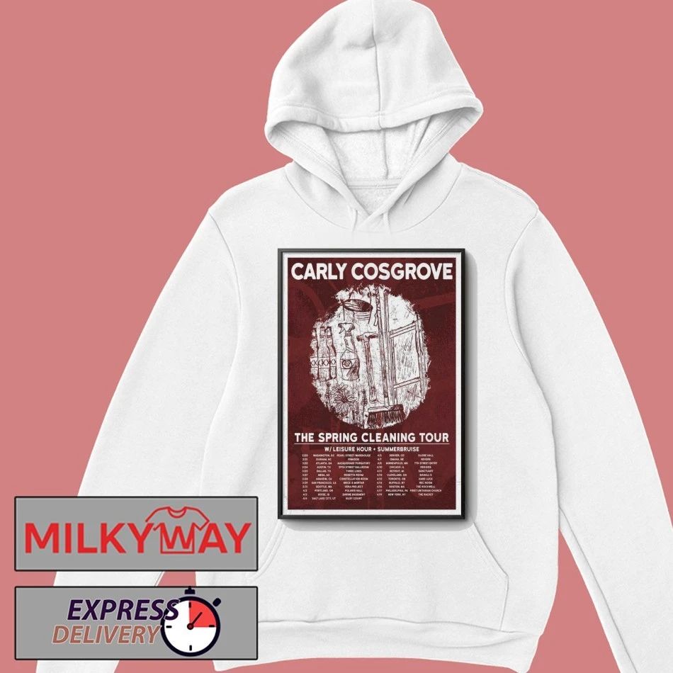Carly Cosgrove 2026 The Spring Cleaning Tour Poster shirt