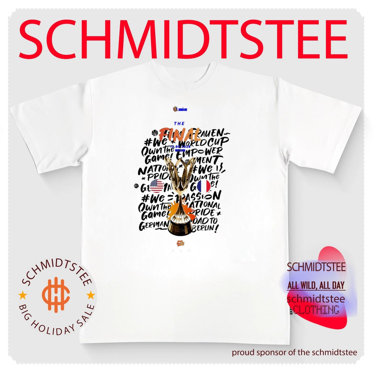 The Final for the FIBA Women’s Basketball World Cup 2026 Final shirt