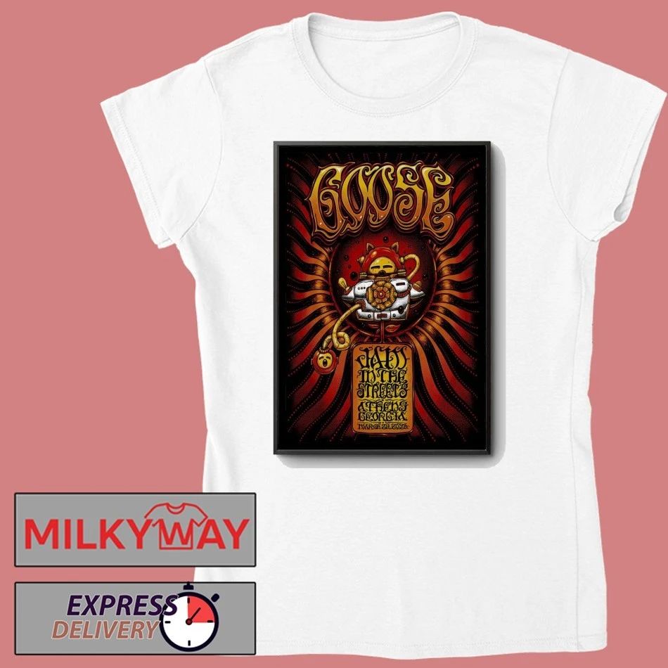 Goose Jam in the Streets Athens GA Mar 28 2026 Poster shirt