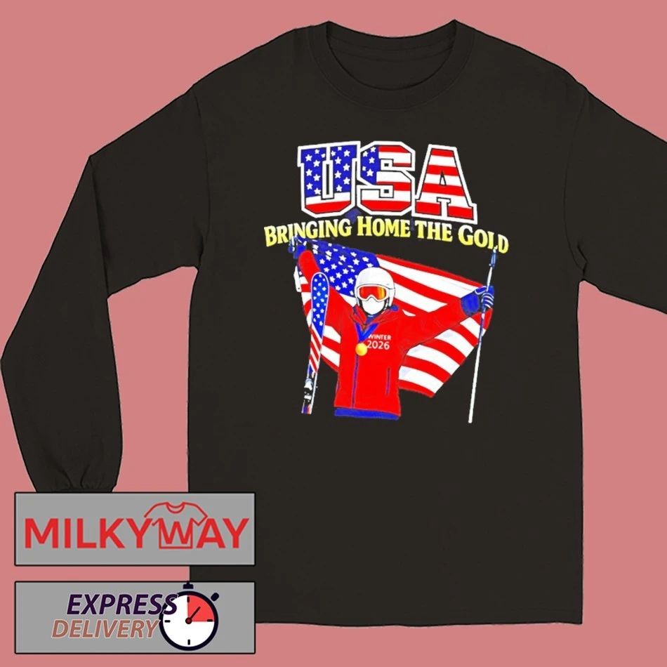 Usa Winter Bringing Home The Gold Shirt