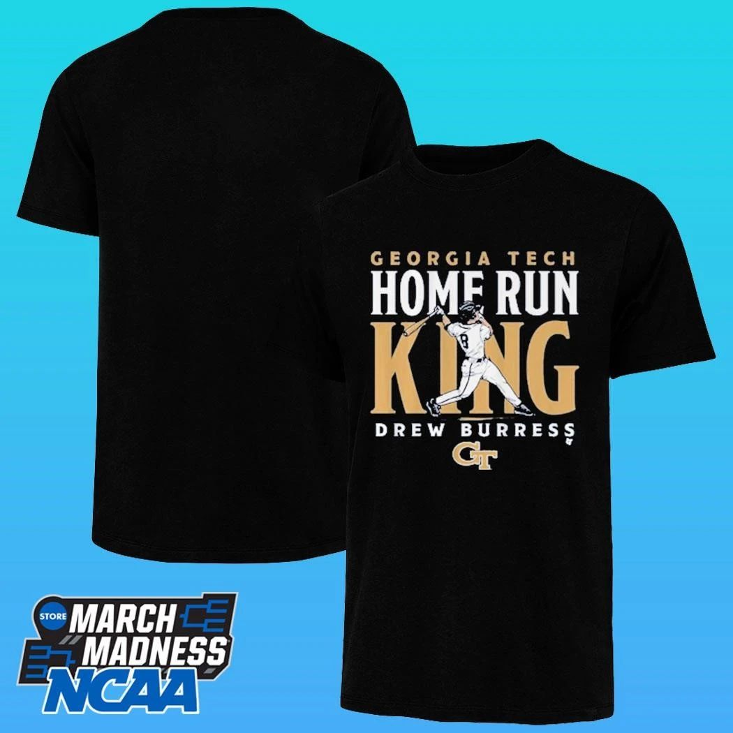 Georgia Tech Baseball Drew Burress Home Run King Shirt