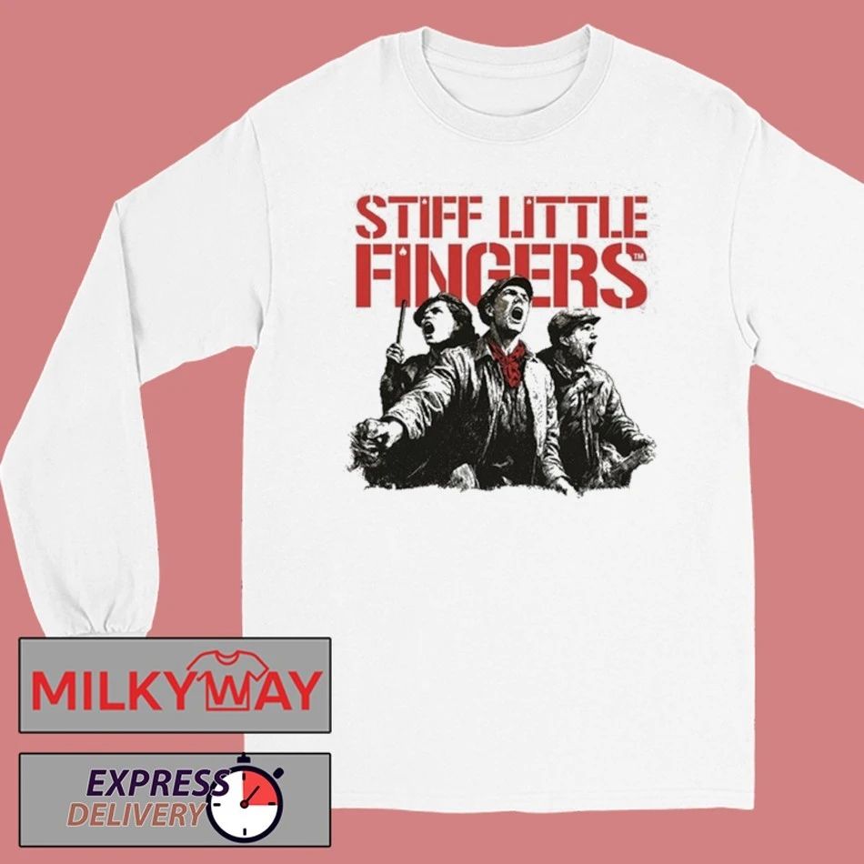 Stiff Little Fingers Raise Your Voice Ecru Tour T-Shirt