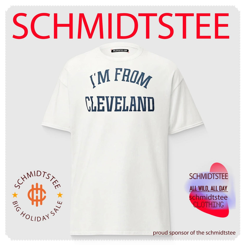 I’m from Cleveland simple text shirt