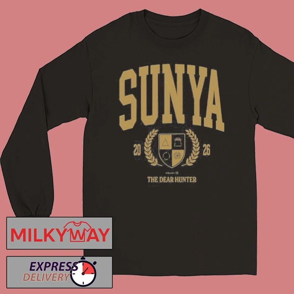 The Dear Hunter Sunya Collegiate Faded Black shirt