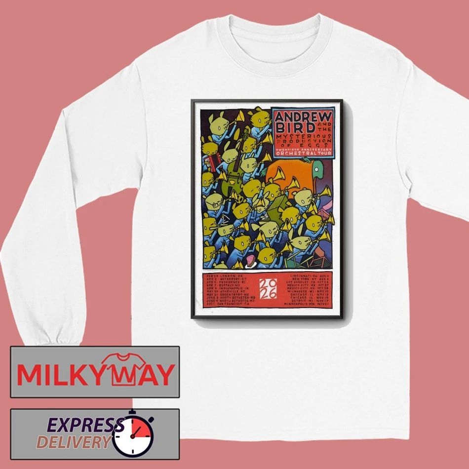 Andrew Bird 2026 Tour Poster shirt