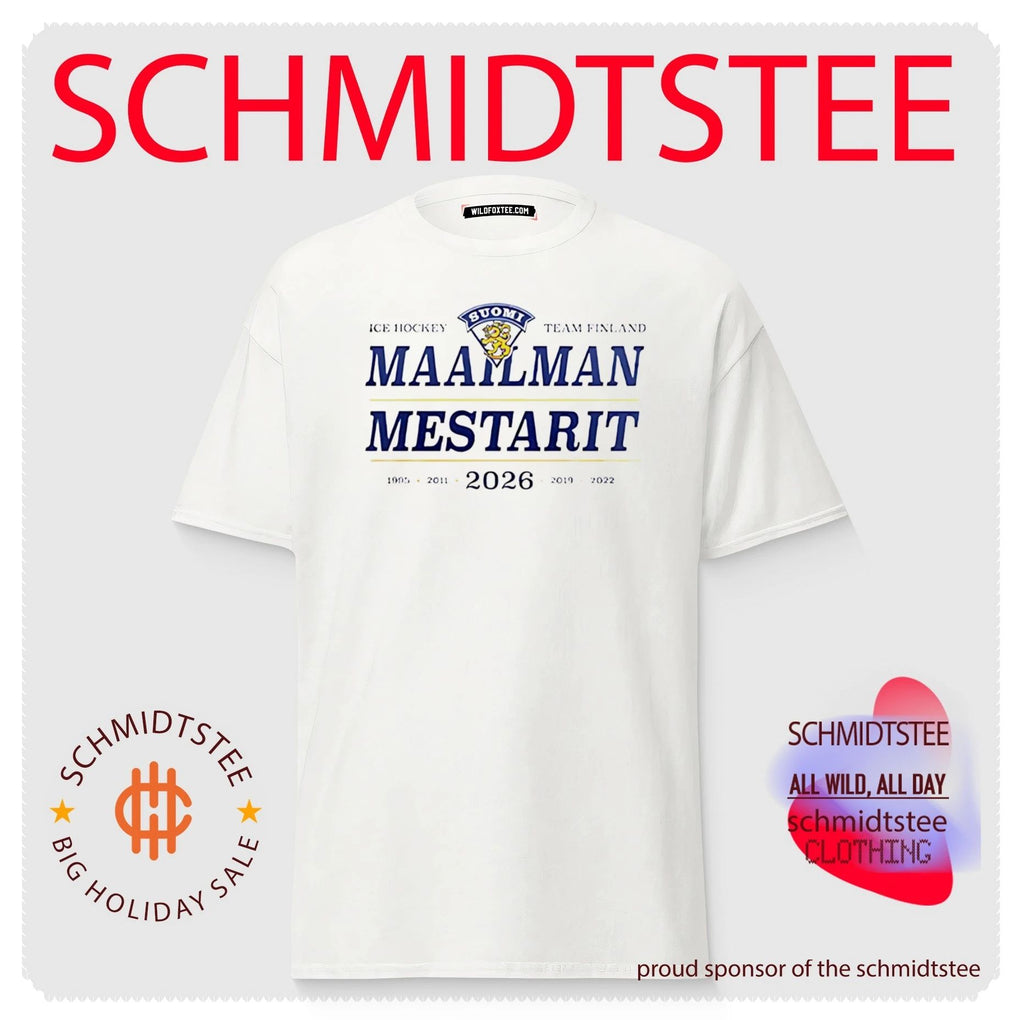 Team Finland 2026 IIHF World Hockey Champions Maailman Mestarit shirt