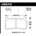 Hawk DTC-30 Race Brake Pads | HB542W.600