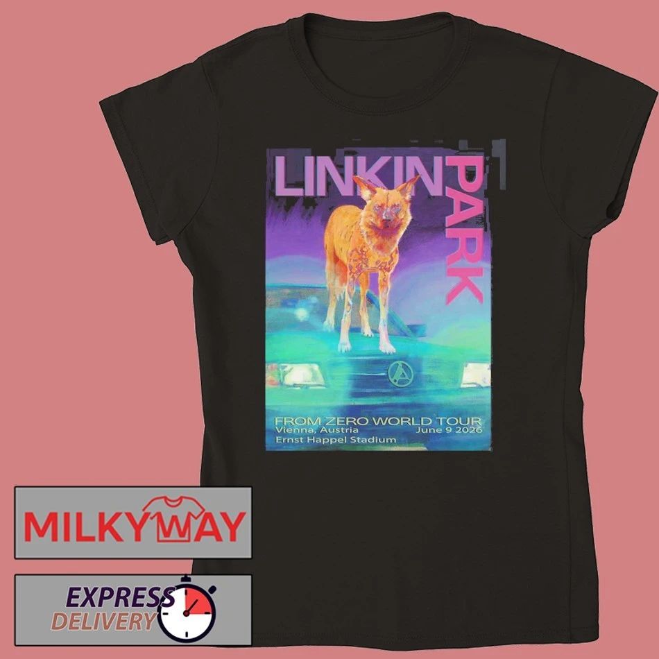 Linkin Park From Zero 2026 Tour Vienna Austria Poster At Ernst Happel Stadium On June 9 2026 T-Shirt
