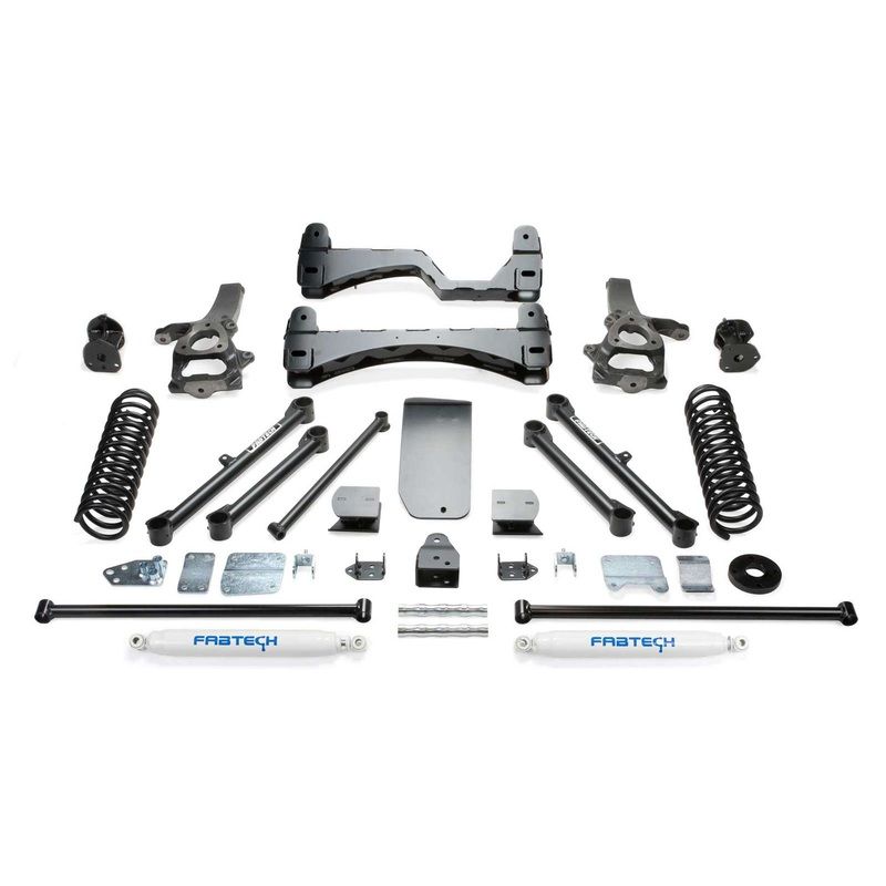 Fabtech 6″ Basic System w/Rear Performance Shocks Kit for 2009-2018 Ram 1500 4WD w/6″ lift