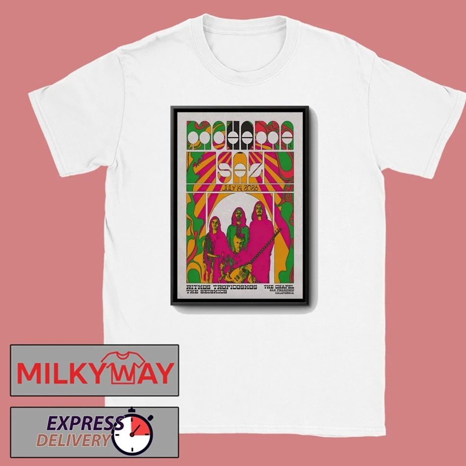 MOHAMA SAZ Jul 14 2026 In San Francisco CA Poster shirt