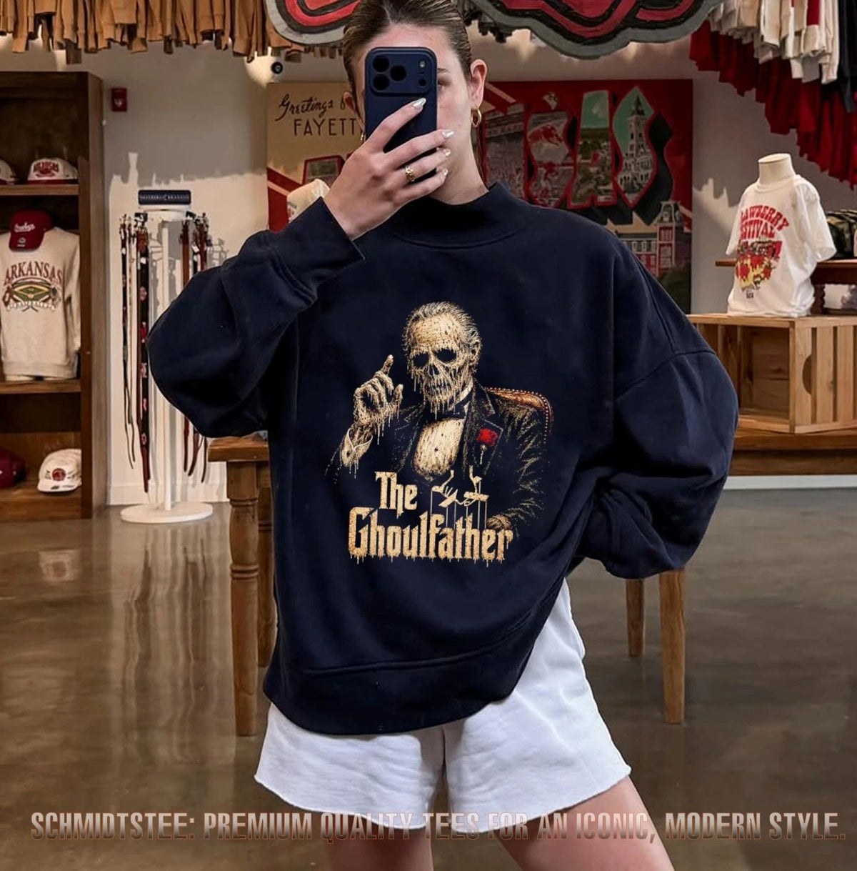 The Ghoulfather Skeleton Godfather Parody shirt