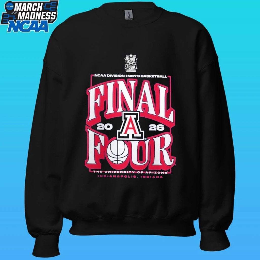 Arizona Wildcats 2026 Ncaa Men’s Basketball Tournament March Madness Final Four Shirt