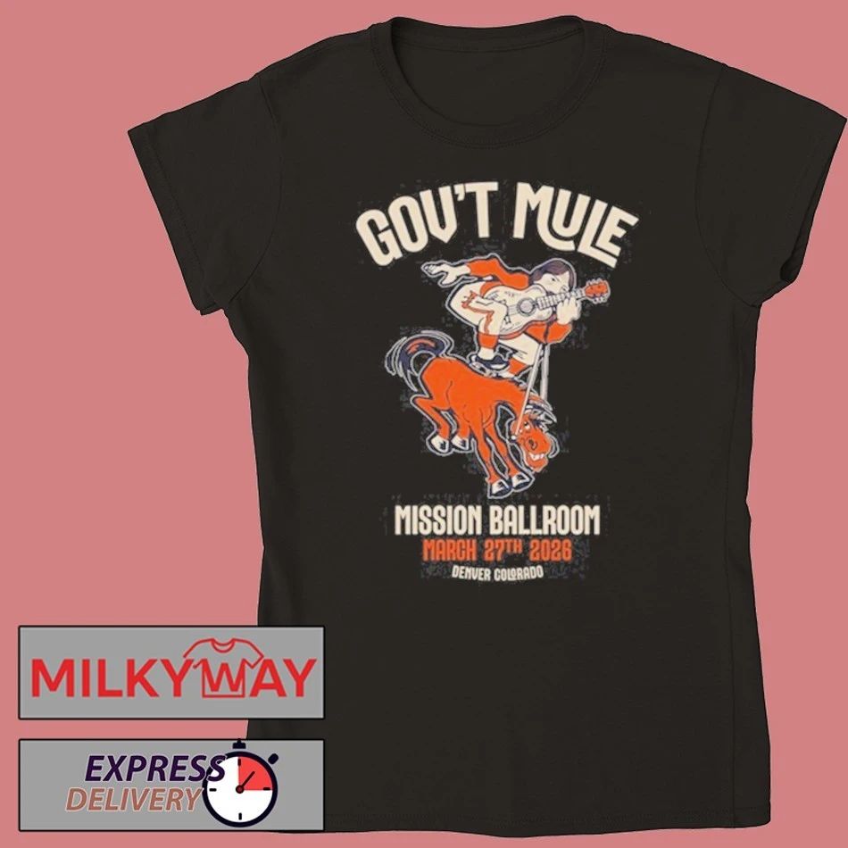 Gov’t Mule Mar 27, 2026 at Mission Ballroom, Denver Tour Shirt