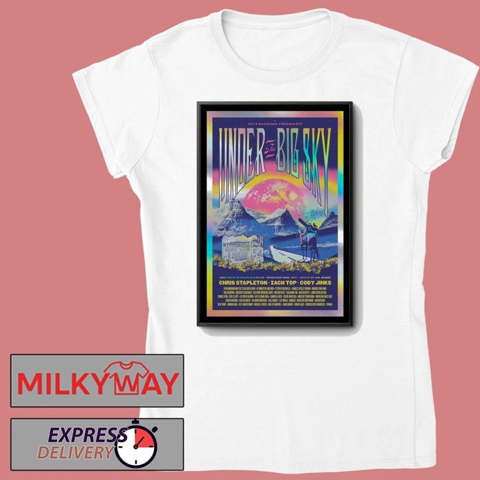 2026 Under the Big Sky Event Poster shirt