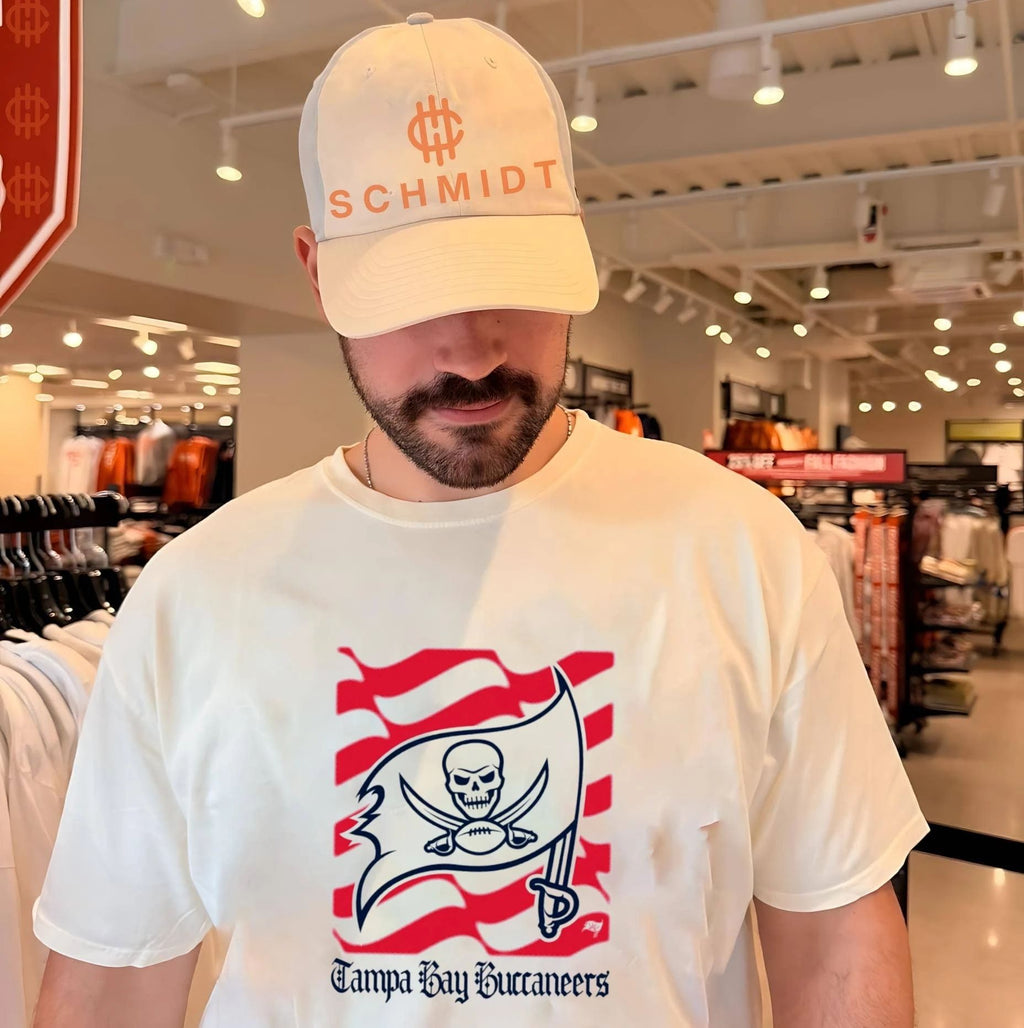 Tampa Bay Buccaneers American 250th Flag Heritage Wordmark shirt