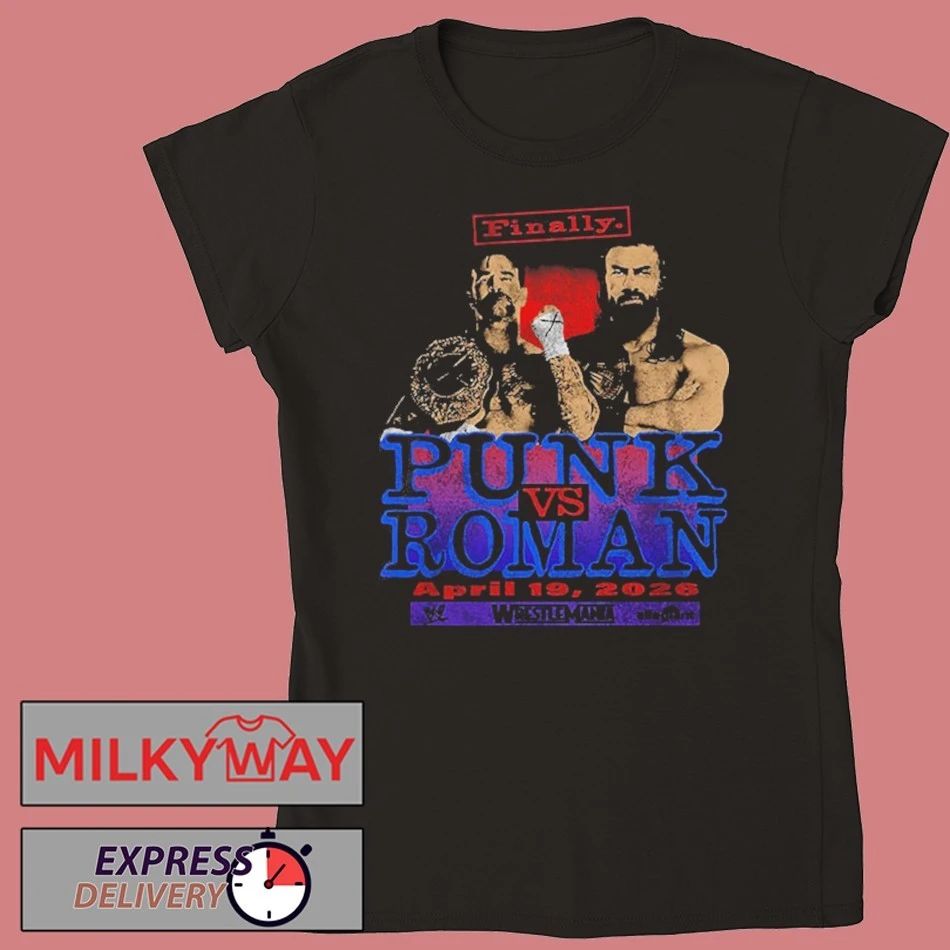 CM Punk vs Roman Reigns Heavyweight Championship WrestleMania 42 On April 19 2026 shirt