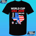 Dallas Texas Host 2026 World Cup Usa Soccer Shirt