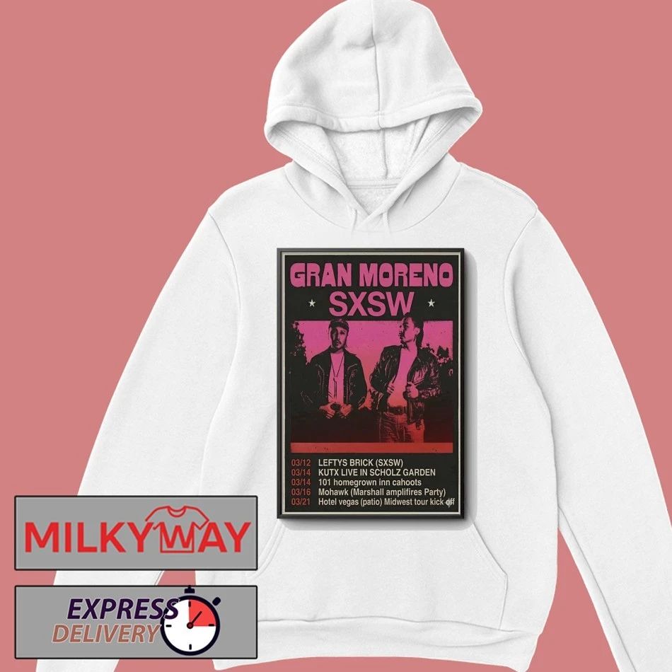 GRAN MORENO March 2026 Tour Poster shirt