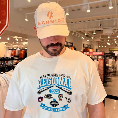 2026 NCAA Division I Baseball Regional Auburn The Road To Omaha logos shirt
