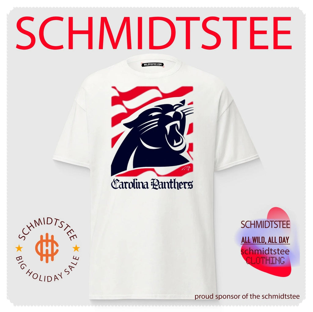 Carolina Panthers American 250th Flag Heritage Wordmark shirt