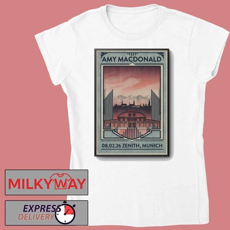Amy Macdonald In Zenith, Munich On Feb 8 2026 Poster shirt