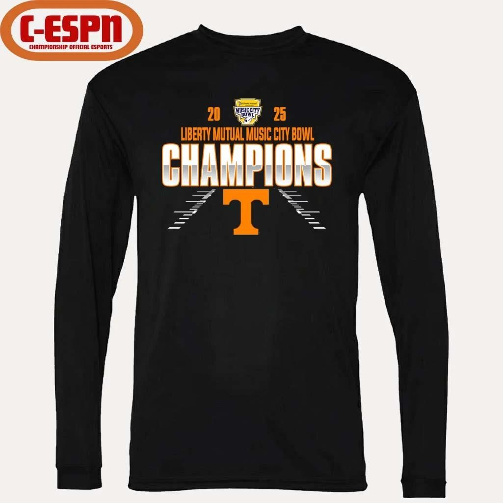 Tennessee Volunteers Liberty Mutual Music City Bowl Champions T-Shirt