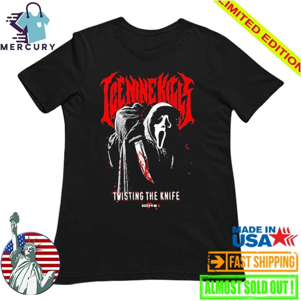 Ice Nine Kills Scream 7 Twisting The Knife Distance Shirt