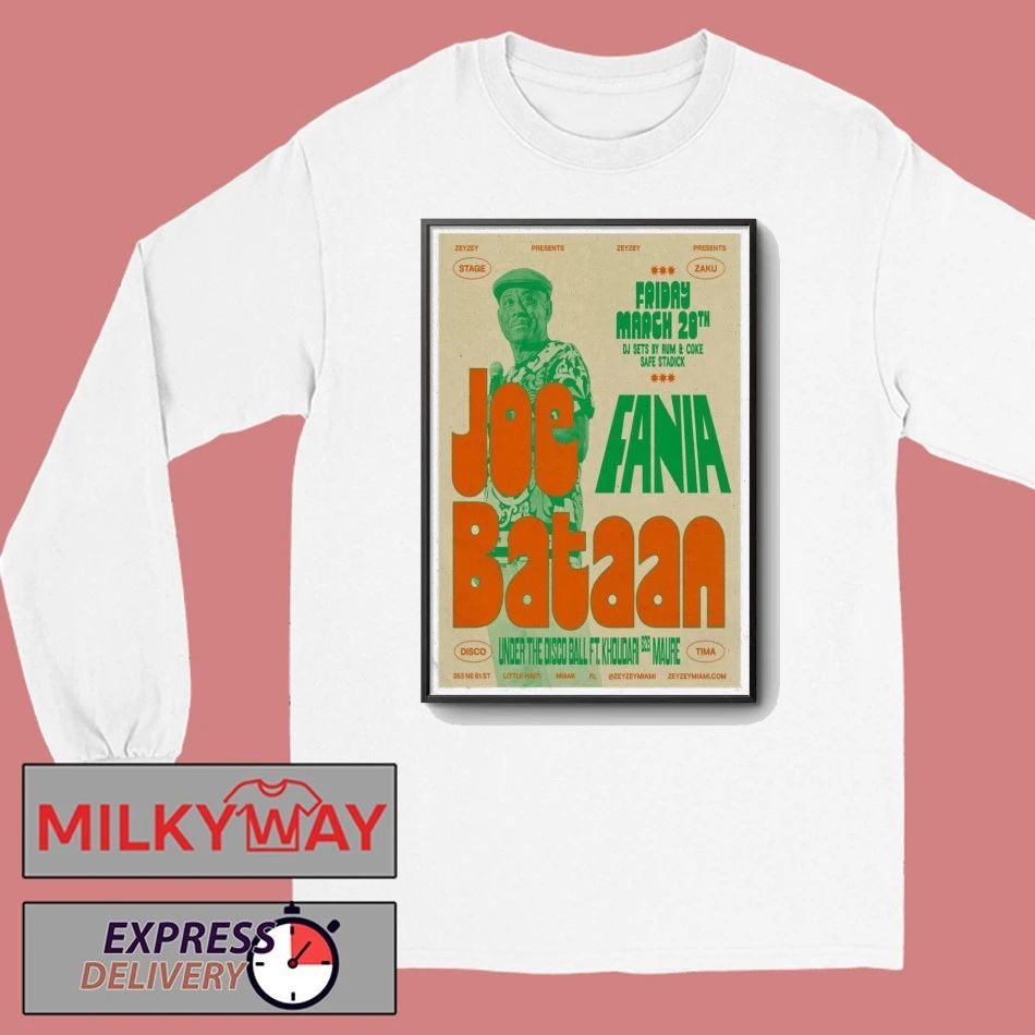 Joe Bataan At Poster Mar 20 2026 shirt